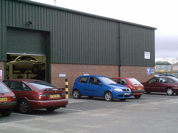 The Blossomgate Motors unit on Navigation Way, Ripon Business Park